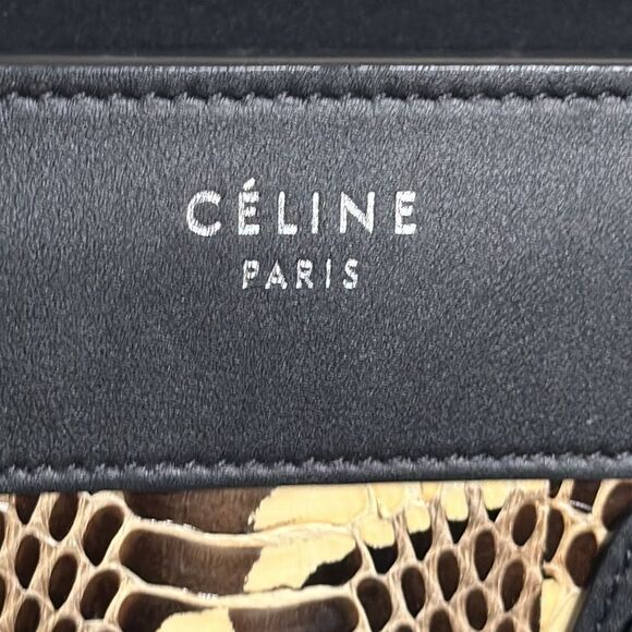 💯Authentic Celine  Water Snake Leather Micro Luggage Handbag🍀 - Picture 11 of 17